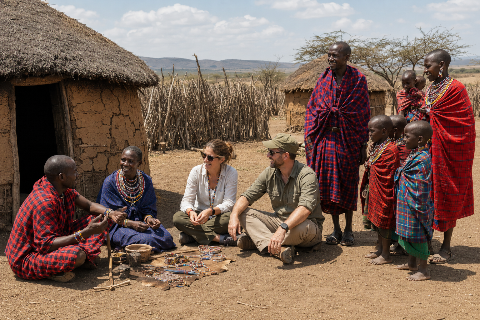 Authentic Maasai Village Visit